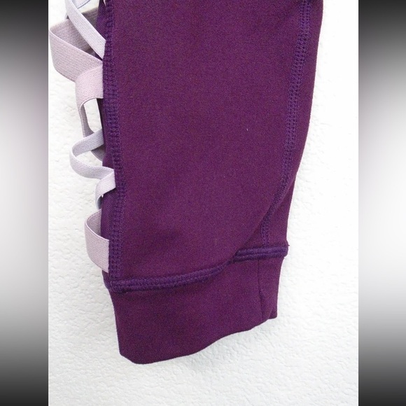 Fabletics Dynamic High-Waisted Lattice 7/8 Yoga Legging Extra Small XS Purple - Picture 14 of 16